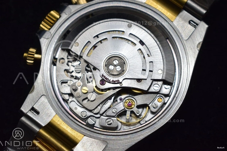 Best SA4130 and 1:1 904L Black Case Bracelet SS BTF Dial Edition 116503 Daytona 0428